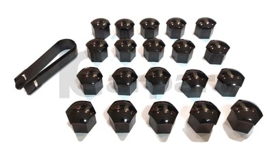 20X New VOLKSWAGEN wheel bolt nut cover caps with hook 