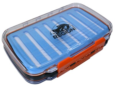 Double Sided Combination Streamer, Nymph, and Dry Fly Box, Waterproof & Compact