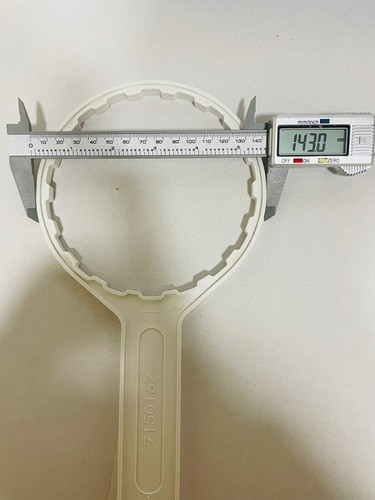 CHIAVE PER Filtro Acqua  Alloggiamento Chiave Adatto per 10" Plastica Bianco - Afbeelding 5 van 5