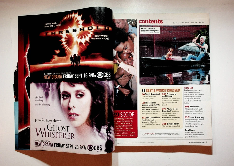 2005 September 19 People Magazine Hurricane Katrina Bob Denver Lance Armstrong - Image 2 of 3