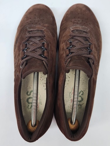 SAS Free Time Women's Size 10 M Brown Suede Tripad Comfort Walking Oxford Shoes - Picture 4 of 8