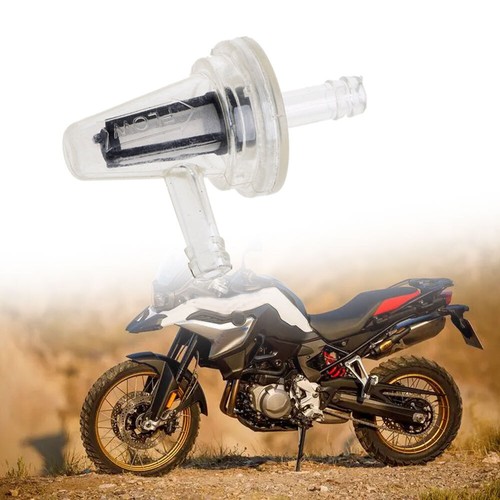 1x Motorcycle Right Angle 90° Inline Fuel Filter 1/4" 6cm Hose Lines Universal - Picture 10 of 10