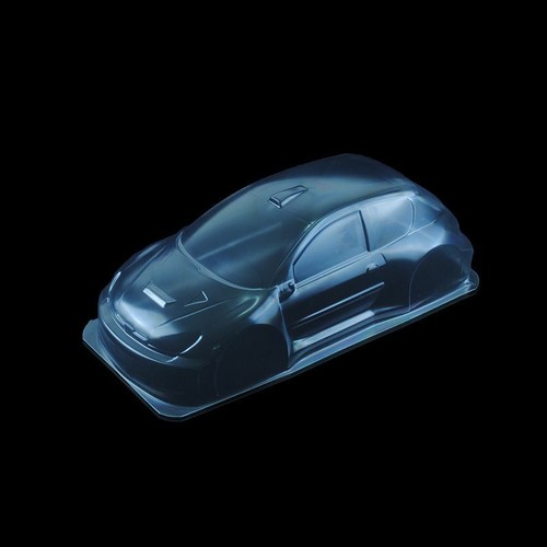 1/10 Lexan Clear RC Car Body Shell for Peugeot 206 Rally WT 185 mm & WB 237mm - Picture 3 of 6