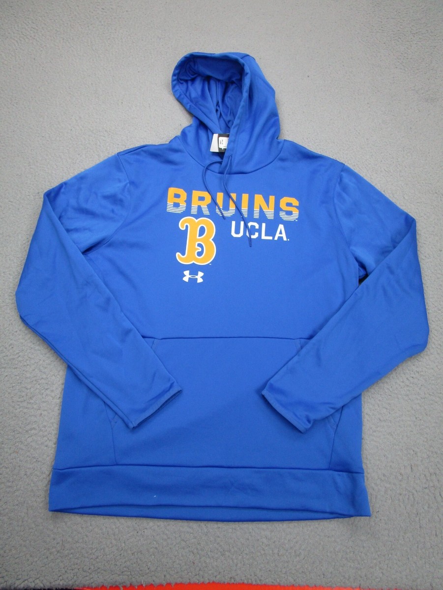 UCLA Bruins Sweater mens L Blue Under Armour Team Hoodie Sweatshirt