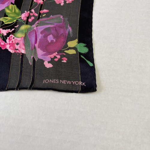 JONES NEW YORK Silk Scarf - multicolored print Women Fashion Scarf 57x10 - Picture 4 of 11