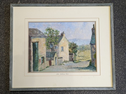 Original oil painting attrib. to John Anthony Park 1880–1962 Cottages in Cornish - Picture 2 of 18