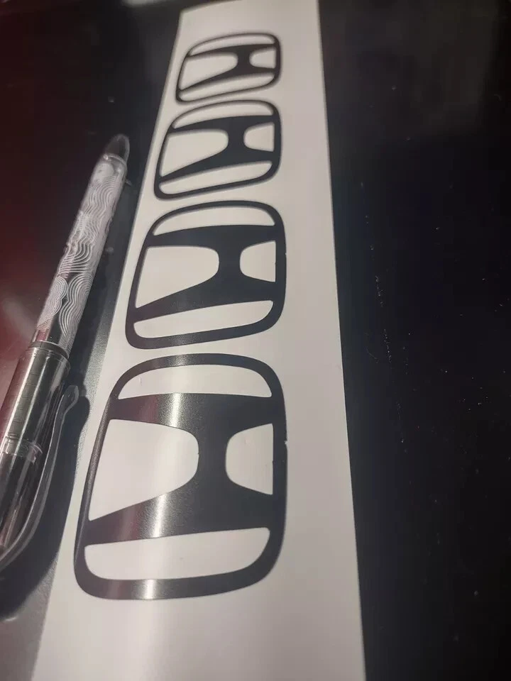 (4) Calcomanías adhesivas tapa central rueda 2 pulgadas Honda Accord Civic Si elemento HRV Foto 2 de 4