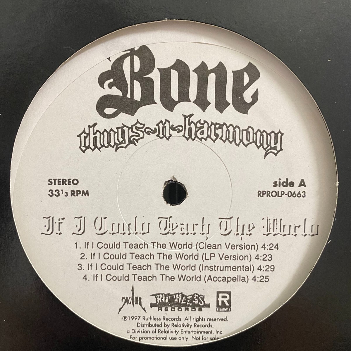 BONE THUGS-N-HARMONY - IF I COULD TEACH THE WORLD (12