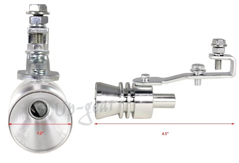 L-Size Fake Turbo Sound Exhaust Blow off Valve Simulator Whistler Universal 1 - Image 2 of 3
