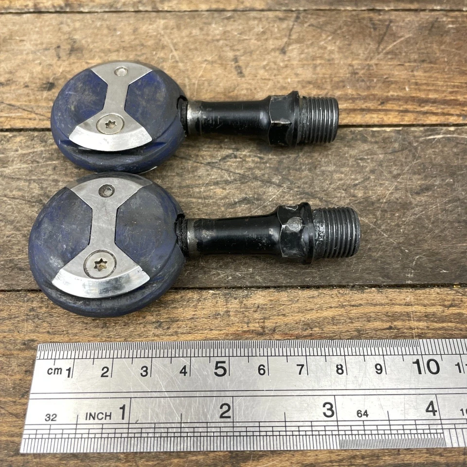 Vintage Speedplay Pedals Clipless Blue 9/16 in Road Race MTB Set A7 - Image 3 of 4