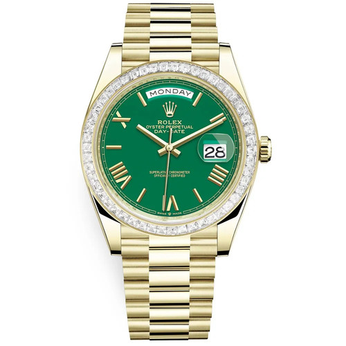 Rolex 'Conor McGregor' Day-Date 40mm President 18kt YG Baguet ...