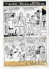 LIFE WITH ARCHIE # 263 PAGE 1 SPLASH REX LINDSEY 1987