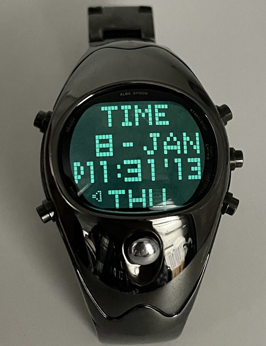 Vintage SEIKO ALBA SPOON W850-4010 Digital Watch Excellent Vintage SEIKO ALBA SPOON W850-4010 Digital Watch Excellent