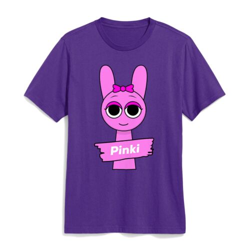 Sprunki Pinki Pink Kinder T-Shirt Sprunki Kinder Shirt Pinki Sprunki Jugend Kinder Tee - Bild 6 von 9
