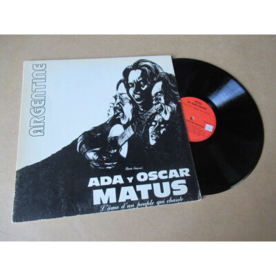 ADA Y OSCAR MATUS argentine LATIN FOLK - POETES DU TEMPS PRESENT Lp ...