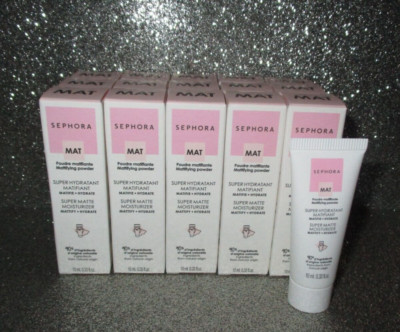 15 x Sephora Super Matte Moisturizer MAT .33 fl oz EACH Travel Size