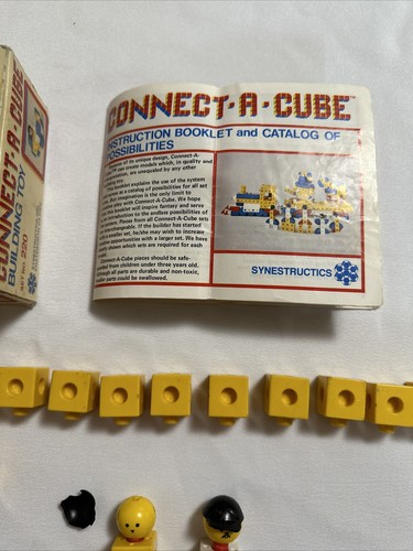 Giocattolo Gigo Connect blocchi da costruzione cubo NO. 220 Vintage 1977 - LEGGERE - Foto 3 di 14