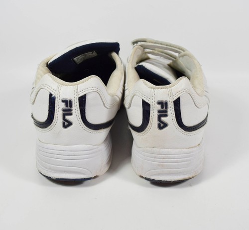Herren weiß mit schwarzem Borte Fila Talon 2 Riemen Turnschuhe Gr. 10 EEE - Bild 4 von 6