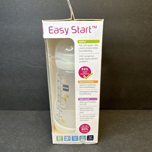 MAM Easy Start Anti-Colic Bottle, 9 oz 1-Count Baby Essentials, Medium Flow NEW - Picture 2 of 6