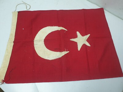 turkish flag, Ottoman period antique flag, old turkish flag