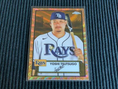 2021 TOPPS CHROME PLATINUM #319 YOSHI TSUTSUGO *ROSE GOLD WAVE #10