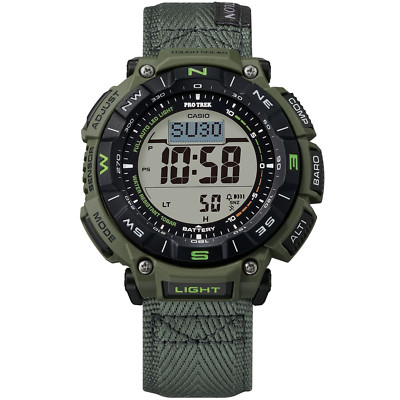 Casio PRO TREK PRG-340B-3JF Quartz Gray Dial 51.7 mm Watch