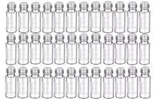 Auto-Sampler Vials 500 2ml 9-425 Clear Glass Screw Top Writing Area No Caps