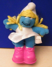 -(SC64-4) FIGURA PELUCHE - PUFFETTA CON PATTINI - 7/2000 -MC DONALD'S