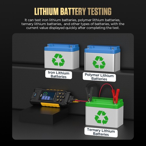 Auto Lead-acid & Lithium Battery Tester 0-80V Battery Internal Resistance Tester - Picture 8 of 18