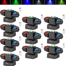 1-10PCS 2 Arm Moving Head Light RGBW Beam Laser Disco Ball Light DJ Stage Light
