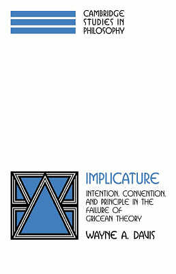 Implicature Davis Paperback Cambridge University Press 9780521038065