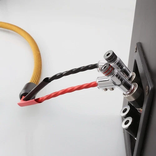 Conector de cable de altavoz de audio enchufe banana hifi 4/8 piezas tornillo conexión de bloqueo - Imagen 5 de 12