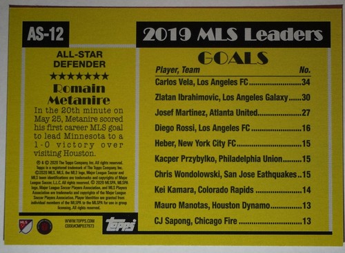 2020 TOPPS MLS SOCCER BASE CARDS 1-199 and Inserts *COMPLETE YOUR SET* - Picture 92 of 98