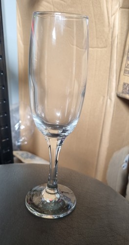 6 Pasabahce Imperial Wine Glasses Champagne Flutes Tall Stemware 7oz
