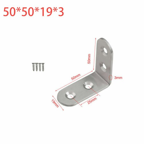 Brackets de esquina A2 en forma de L soporte de fijación soporte de reparación soporte con tornillos - Imagen 15 de 22