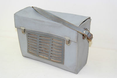 Leder Tasche Stern Alte DDR Tasche Für Stern Radio RFT