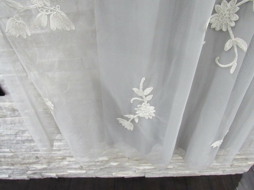 BHLDN Anthropologie $288 Fog Tulle Soutache Floral Bethany Bridesmaid Dress US 0 - Picture 4 of 9
