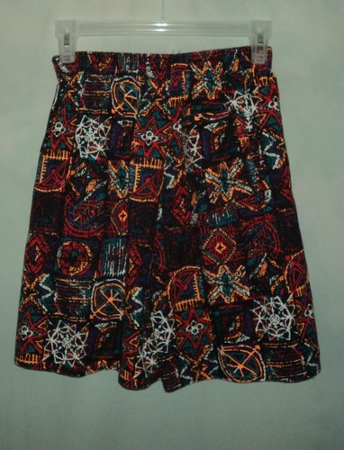 WOMEN'S MULTI COLOR BERMUDA SHORTS ELASTIC WAIST SIZE S #2 - Picture 2 of 2