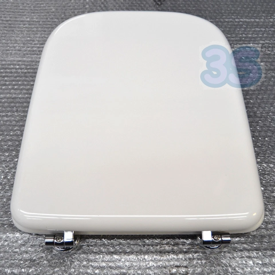 SEDILE ASSE COPERCHIO PER WC RIO DUO Ceramica Dolomite ACB ERCOS GOLD in LEGNO - Immagine 2 di 4