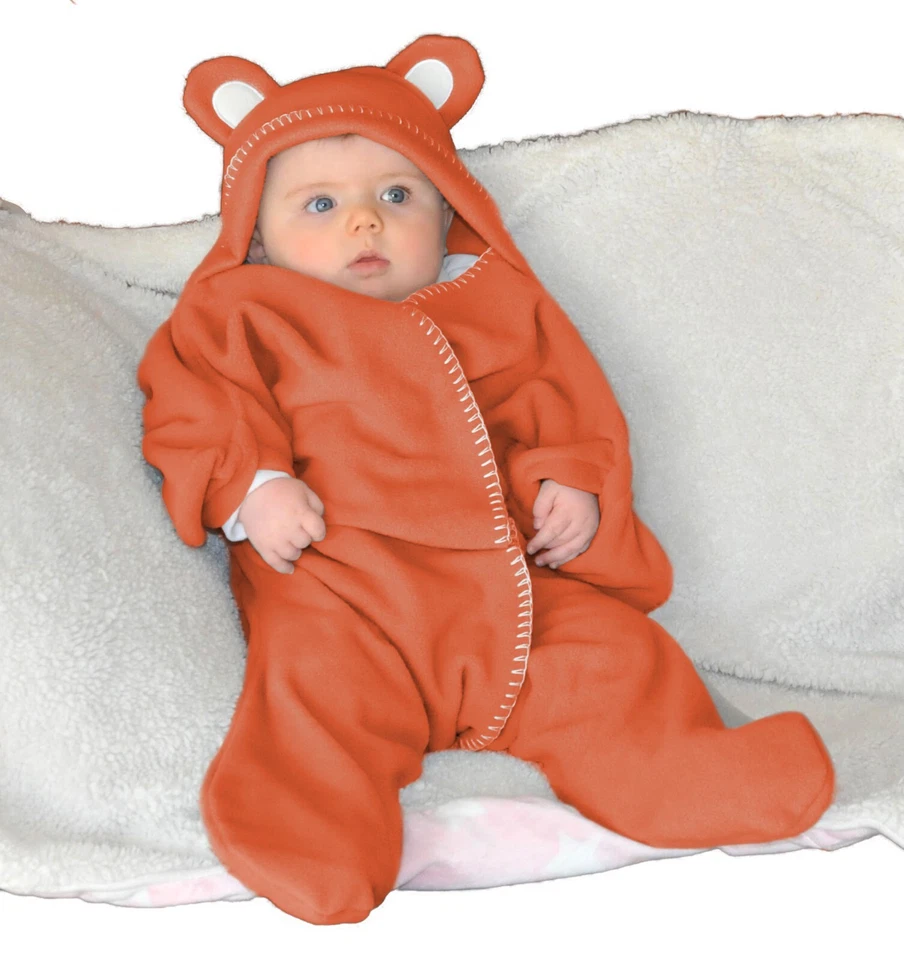 Manta envolvente Baby Star en caja de regalo de lujo de Baby Bliss 2 - 12 meses CALABAZA Foto 3 de 4