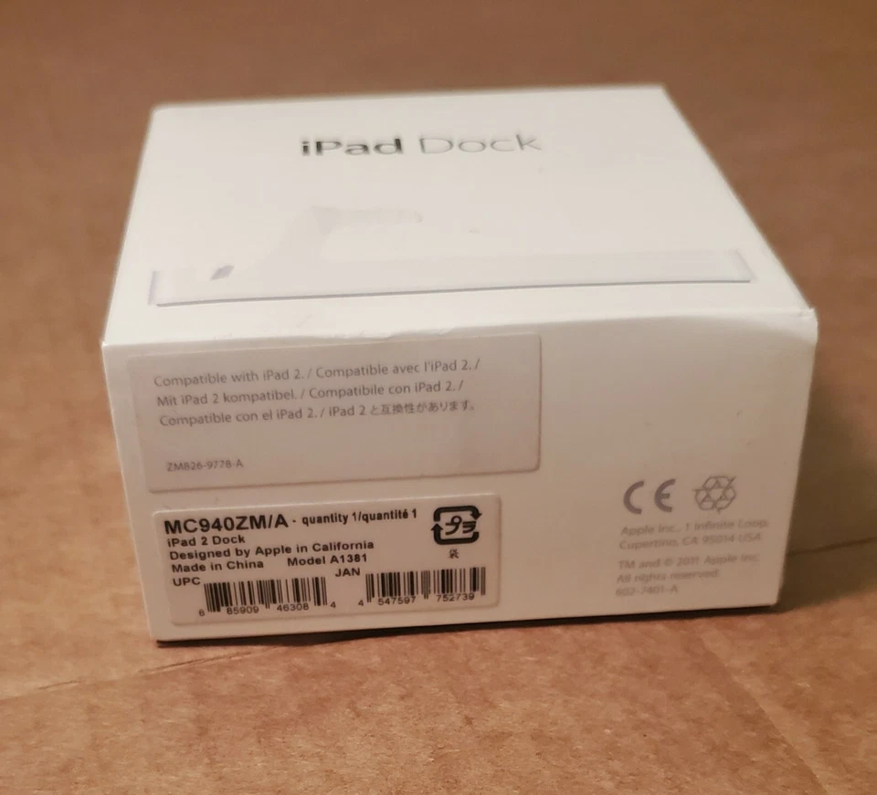 Apple MC940ZMA iPad Dock for iPad 2/3  A1381 - !  - Image 4 of 4