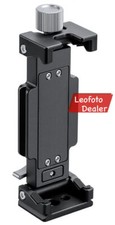 Leofoto PC-120 Portable Phone Tablet Holder with 1/4'' and 3/8'' Mounting Black
