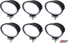 6x Professional Oval 40w Led Work Lights Lamps Flood Beam Digger Tractor Digger
