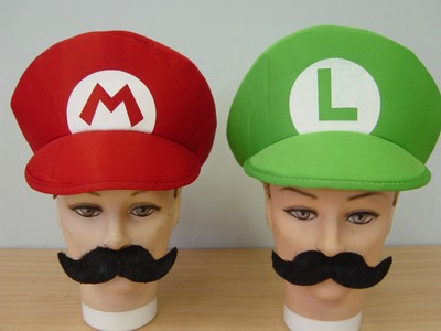 Super Mario and Luigi Brothers Hats 