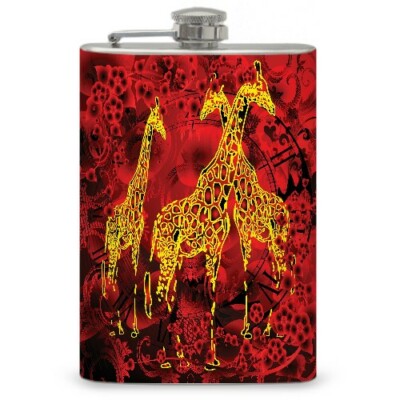8oz ''Giraffe'' Flask