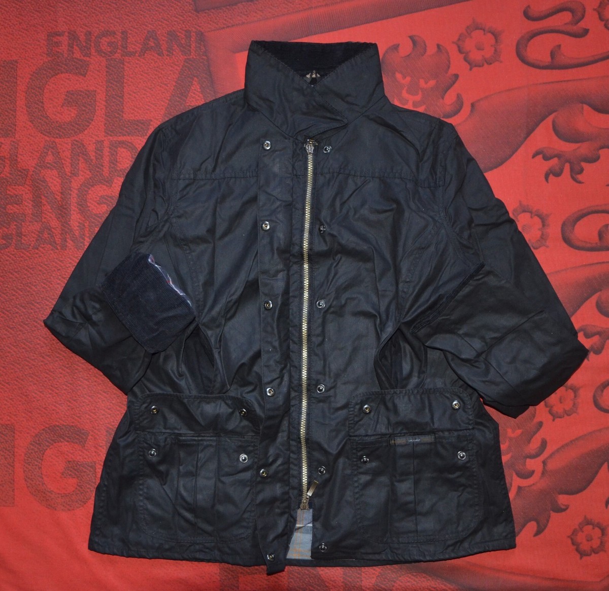 U*A様 Barbour MARKAWARE ブラックジャケット エディフィス EDIFICE Barbour for MARKAWARE & EDIFICE 別注