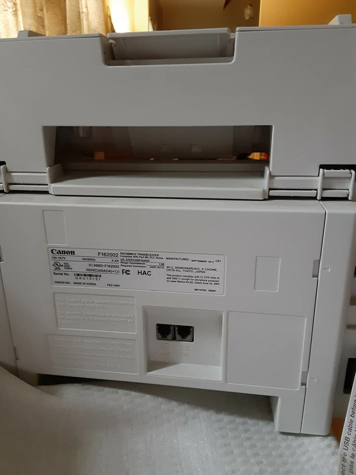 Cannon Inkjet All In 1 Printer, scanner, fax, copier. - Image 3 of 4