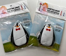 (2) Bio Swiss Penguin Cold Ice Pack Hot Compress New great for kids