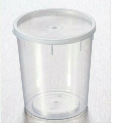 Lot of (120) Corning Gosselin PC400-03 Graduated SnapCap Conical Container 400mL