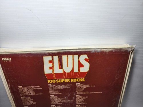 ELVIS - 100 SUPER ROCKS - 7 LP RECORD BOX SET 1976 - READ DESCRIPTION - Picture 3 of 6